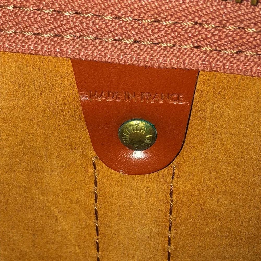 Vintage LOUIS VUITTON LV 50 Kenyan Fawn Rust Orange Epi Leather Travel Tote Bag - Picture 14 of 17